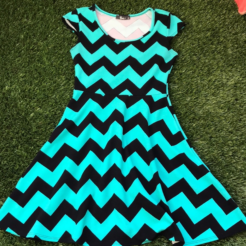 Strip dress